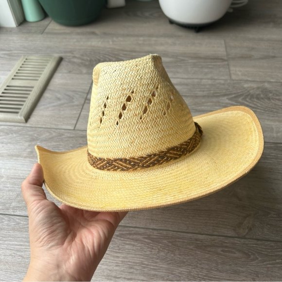 SMITHBILT Straw Woven Cowboy Hat Made in Canada - Picture 4 of 13